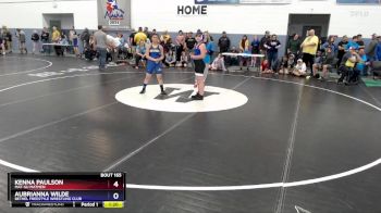 126 lbs Semifinal - Aubrianna Wilde, Bethel Freestyle Wrestling Club vs Kenna Paulson, Mat-Su Matmen