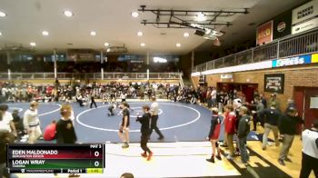 98 lbs Cons. Round 3 - Eden Maldonado, Burlington Edison vs Logan Wray, Tahoma