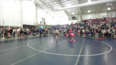 92 lbs Champ. Round 1 - Liliana Sharp, Uintah Girls Jr. High vs Gentrey Allen, Green River Grapplers