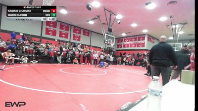 126 lbs Round Of 16 - Kamari Chatman, Bookert T Washington vs Owen Oleson, Checotah
