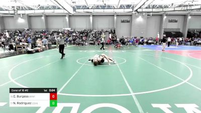 132 lbs Consi Of 16 #2 - Carter Burgess, Branford vs Naveen Rodriguez, Coventry