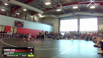 150 lbs Placement (16 Team) - Gabriel Rose, Switzerland County vs Jacob Moss, Rossville