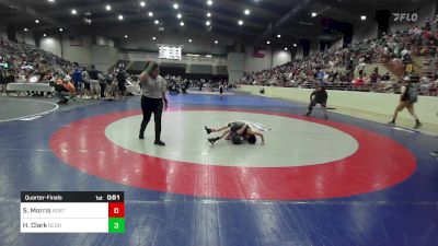 54 lbs Quarterfinal - Samuel Morris, North Forsyth Takedown Club vs Hunter Clark, Georgia