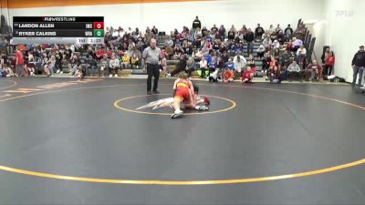 105 lbs Cons. Round 2 - Landon Allen, Indee Mat Club vs Ryker Calkins, Wrath