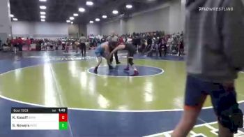 165 lbs Round Of 32 - Kwade Kosoff, Bear River vs Seldon Nowers, Piute