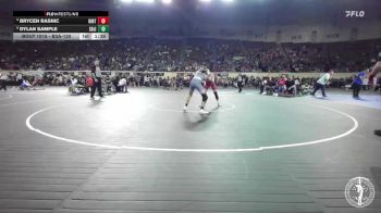 B3A-120 lbs Champ. Round 1 - Dylan Sample, Salina vs Brycen Rasnic, Hinton