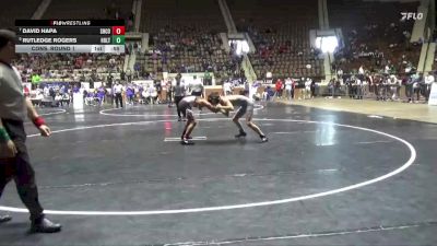 5A 138 lbs Cons. Round 1 - Rutledge Rogers, Holtville vs David Hapa, Shelby County