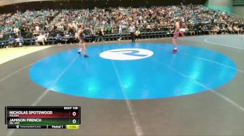 126 lbs Cons. Round 2 - Nicholas Spotswood, Folsom vs Jamison French, Del Oro