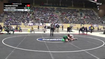 126 lbs 5th Place Match - Blaine Kimery, South Oldham vs Braydan Blevins, Simon Kenton