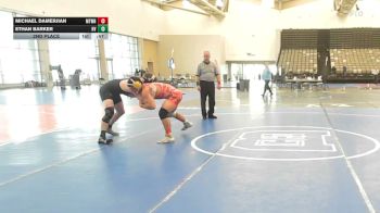 184-H lbs 2nd Place - Michael Damerjian, Moorestown vs Ethan Barker, Hopewell