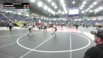 120 lbs Quarterfinal - Zandon Ness, Ridge WC vs Micah Bautista, Warrior WC
