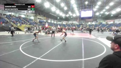 120 lbs Quarterfinal - Zandon Ness, Ridge WC vs Micah Bautista, Warrior WC