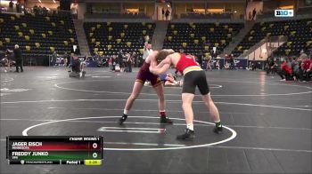 141 lbs Champ. Round 1 - Jager Eisch, Minnesota vs Freddy Junko, VMI