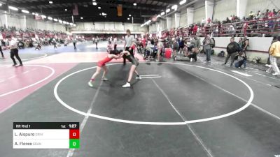 80 lbs Rr Rnd 1 - Lila Aispuro, Grindhouse WC vs Alexa Flores, Grant County Elite