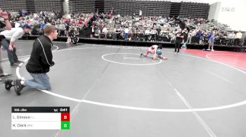 106-J lbs Round Of 32 - Linkin Dimaya, F.L.O.W. vs Kenji Clark, GPS Wrestling Club