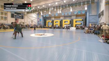 285 lbs Quarterfinal - Jahlil Settles, St Georges Tech HS vs Caesar Thomas, Howard H S