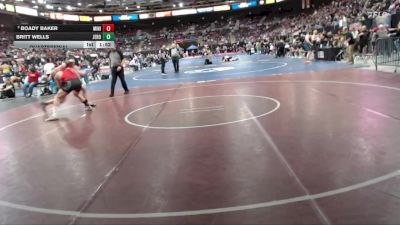 5A 175 lbs Quarterfinal - Britt Wells, Jerome vs Boady Baker, Minico