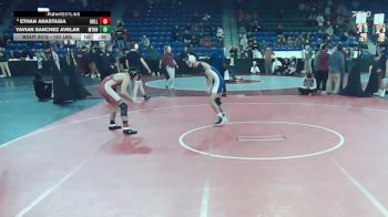 157 lbs Quarterfinal - Ethan Anastasia, Holliston vs Yavian Sanchez Avelar, Methuen