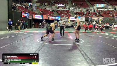 Cons. Round 2 - Ethan Short, Columbus / Absarokee vs Ethan Goodluck, Colstrip