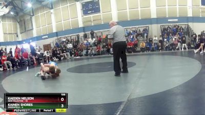 106 lbs Semis & Wb (16 Team) - Kainen Shores, Greenfield vs Kaeden Nelson, New Palestine