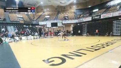 145 lbs 1st Place Match - Jennifer Soto, Tarleton State vs Dylen Ritchey, Fort Hays State