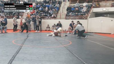 115_B lbs Consi Of 32 #2 - Kaleb Wisor, Clearfield vs Slade Horwat, Derry Area