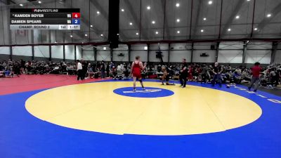 Junior Boys FS - 215 lbs Champ. Round 2 - Kamden Boyer, WA vs Damien Spears, WA