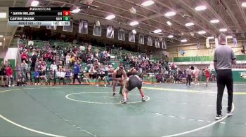 157 lbs Quarterfinal - Carter Shank, Marysville vs Gavin Miller, Ontario High School