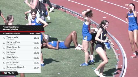 Women's 200m Track, Finals 7