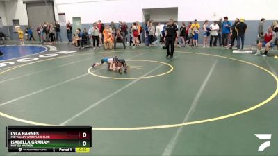 55 lbs Rr1 - Isabella Graham, Mat-Su Matmen vs Lyla Barnes, Mid Valley Wrestling Club