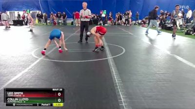 72 lbs Round 7 (8 Team) - Leo Smith, Terps Xtreme vs Collin Lloyd, Olmsted Falls