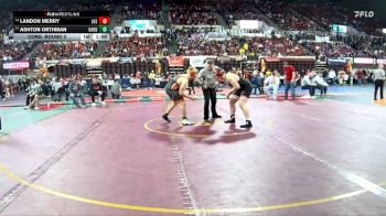 A - 215 lbs Cons. Round 2 - Ashton Orthman, Hardin vs Landon Merry, Lockwood (Billings)