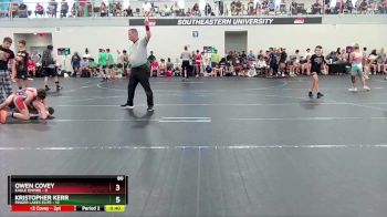 80 lbs Round 1 (4 Team) - Owen Covey, Eagle Empire vs Kristopher Kerr, Finger Lakes Elite