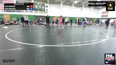 126 kg Rr Rnd 2 - Kyle Menuez, Black Fox Wrestling Academy vs Tate Mikesell, Sanderson Wrestling Academy