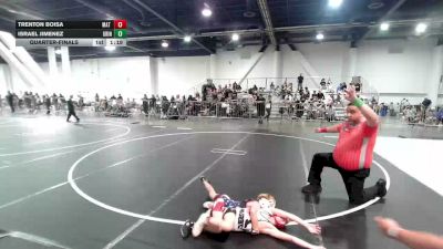 57 lbs Quarterfinal - Trenton Boisa, Mat Demon WC vs Israel Jimenez, Grindhouse WC