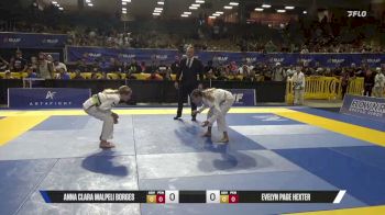Anna Clara Malpeli Borges vs Evelyn Page Hexter 2026 Pan Kids Jiu-Jitsu IBJJF Championship
