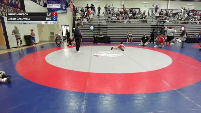 70 lbs Rr Rnd 2 - Knox Hinkson, Slate Wrestling Academy vs Jalen Caldwell, Rockmart Takedown Club