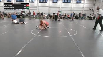 100-105 lbs Round 3 - Mac Adams, Rowan Wrestling Academy vs Greyson Cain, West Virginia Wild
