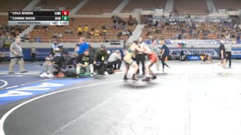 177-D3 Quarterfinal - Cole Jensen, Combs High School vs Corbin Wood, Show Low High School