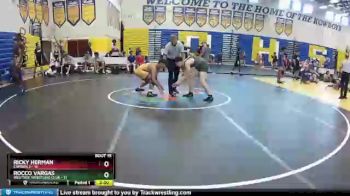 152 lbs Round 4 (8 Team) - Rocco Vargas, Westside Wrestling Club vs Ricky Herman, Camden 2