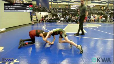 55 lbs 3rd Place - Easton Klinglesmith, Perry Wrestling Academy vs Axel Gibson, Team Guthrie Wrestling