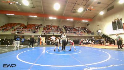 67-70 lbs Consi Of 4 - Jace Shell, Rollers Academy Of Wrestling vs Ryder Real, Sallisaw Takedown Club