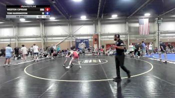 84 lbs Rr Rnd 7 - Weston Cipriani, South Hills Wrestling Academy - MSE vs Tom Harrington, Bad Karma - MSE