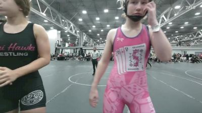 135 lbs Round 3 (6 Team) - Elise Gilfoil, Lady Assassins vs Zoe Delgado, Miami Hawks