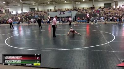 75 lbs Champ. Round 1 - Landon Bessant, Buccaneer Wrestling Club vs Cade Sipniewski, Elite Wrestling Academy