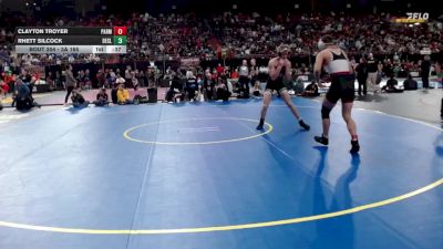 3A 165 lbs Cons. Round 1 - Clayton Troyer, Parma vs Rhett Silcock, Declo