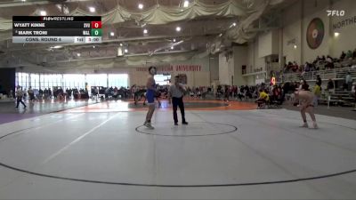 165 lbs Cons. Round 4 - Mark Troni, Washington & Lee vs Wyatt Kinne, Southern Virginia
