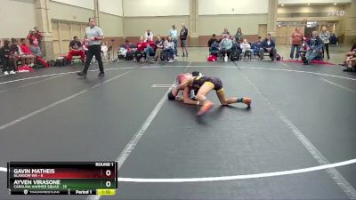 105 lbs Round 1 (6 Team) - Ayven Virasone, Carolina Hammer Squad vs Gavin Matheis, Glasgow WA