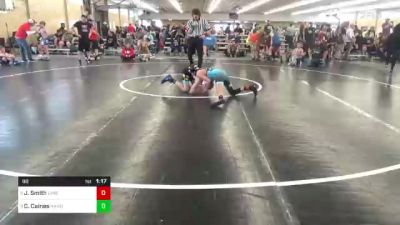 90 lbs Semifinal - Jacksin Smith, Lykens vs Cj Caines, Hanover Township