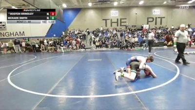 88 lbs Champ. Round 1 - McKade Smith, Payson Lions Wrestling Club vs Boston Brindley, Elite Wrestling